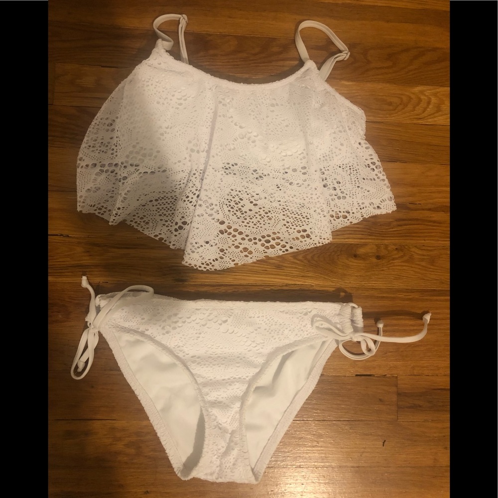 White lace bathingsuit